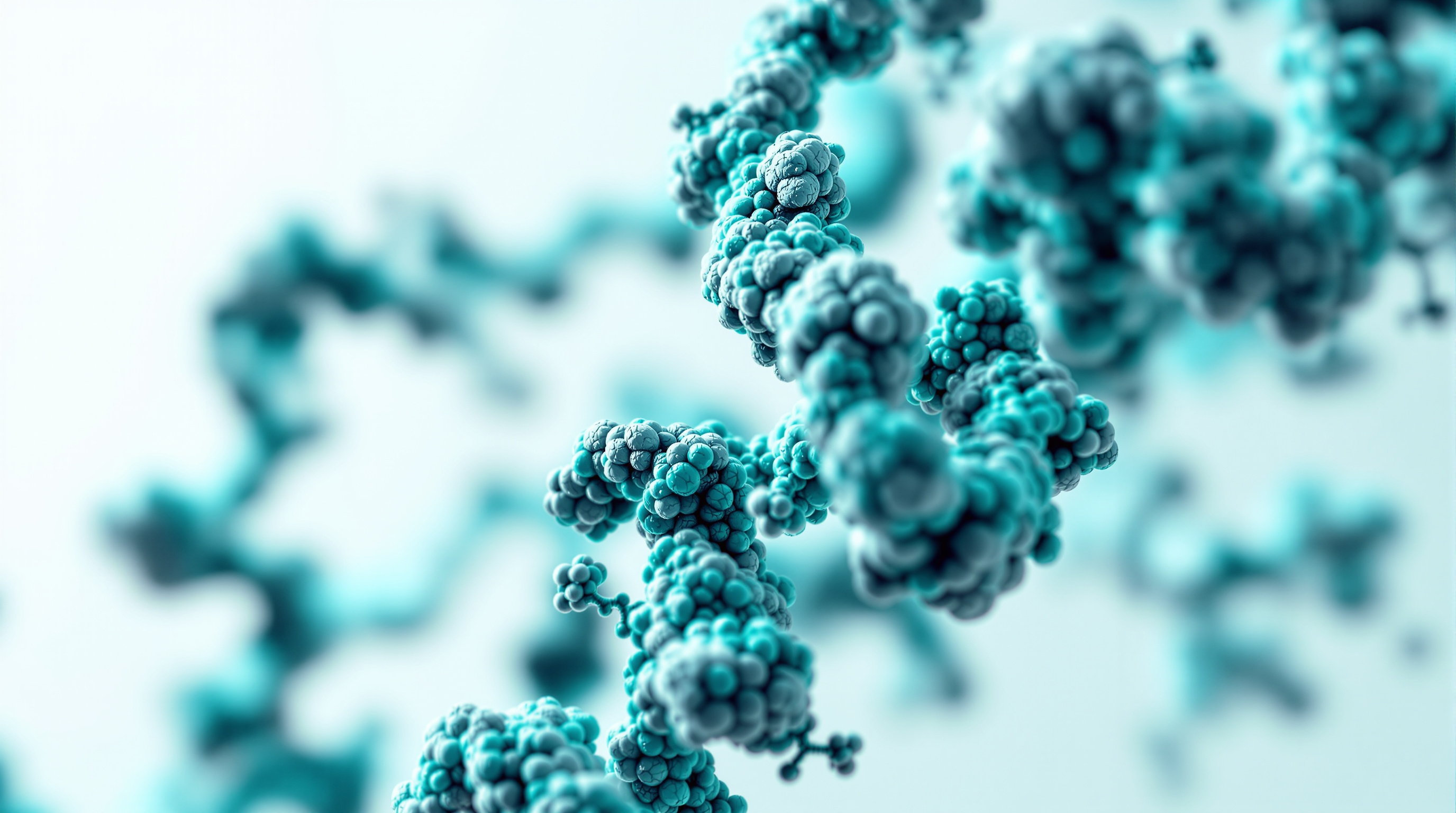 Molecular peptide structure visualization